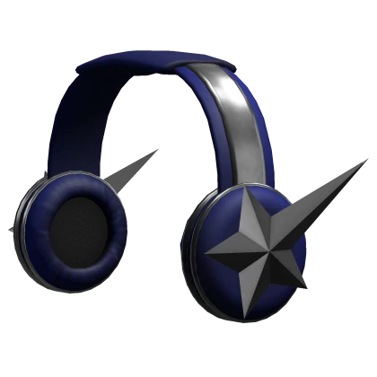 Blue Rockstar Headphones