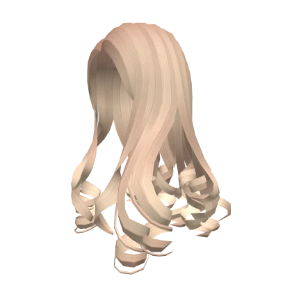 Cute Curly Hair in Blone