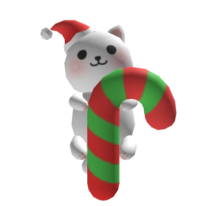 Christmas White Cat