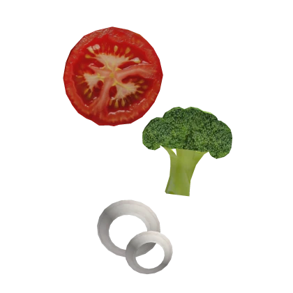 ♡ yummy igari heisei retro veggie tomato clips