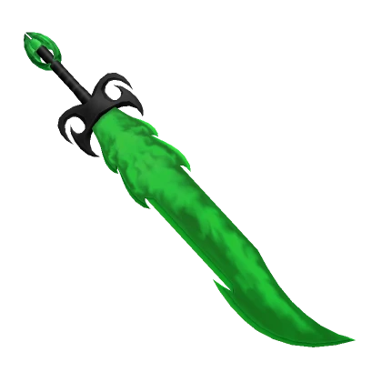 Crystal Dark Green Sword