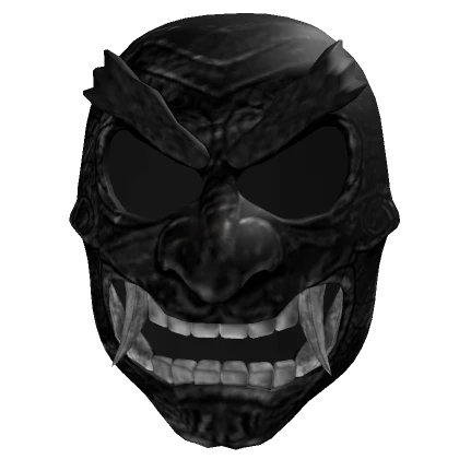 Black Oni Samurai Mask