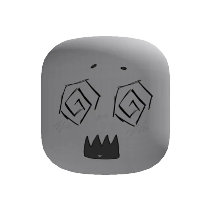 Spiral Emo Toony Silly Goth Face