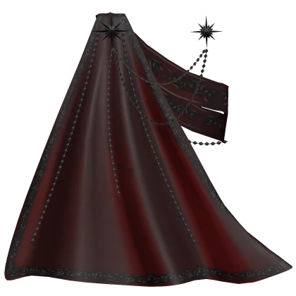 1.0 Royal sash with cape - red/black