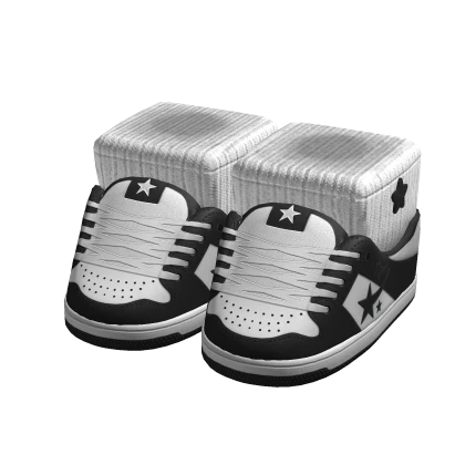 Black Sneaker 3.0 w/ Socks