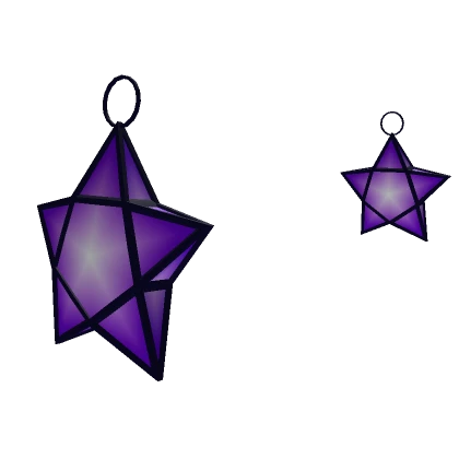 Parol Earrings [Purple]