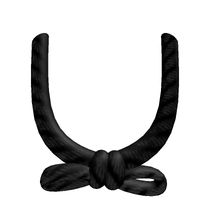 Samurai Mask Black Rope