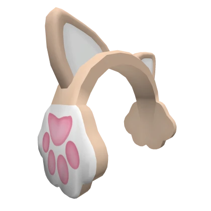 Kitty Earmuffs Beige