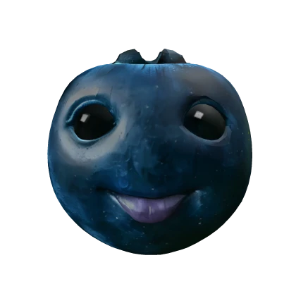 Cute Silly Niche AI Blueberry Head