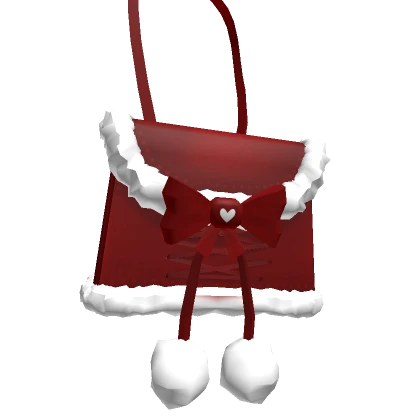 Shoulder Red Winter Purse