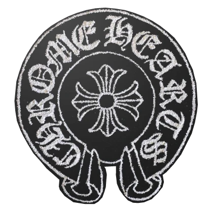 chrome hearts horseshoe plush rug