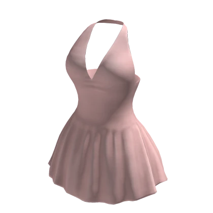 Halter Dress Pink Adorable Princess Basic Chibi