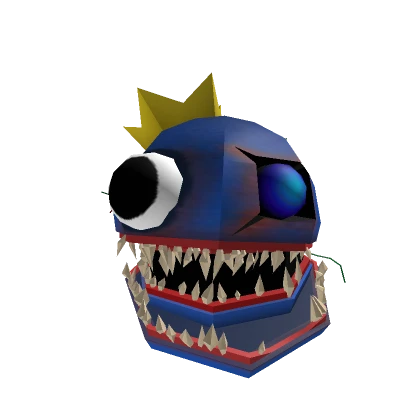 Blue Animatronic Monster Head