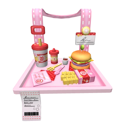 1.0 Kawaii Fast Food Tray