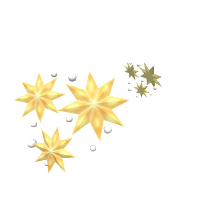 Christmas Star Hair clips