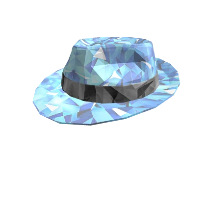 Sky Blue Sparkle Fedora