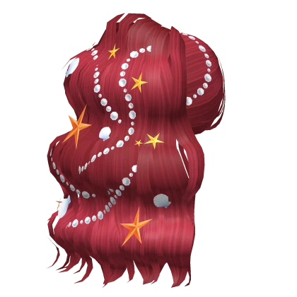 Summer silky red beach waves mermaid hair 🌊