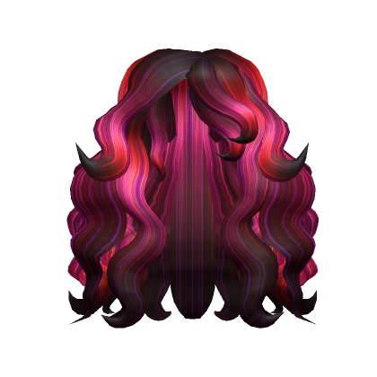 Wavy Mermaid Hair in Red