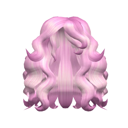 Wavy Mermaid Hair in Pink