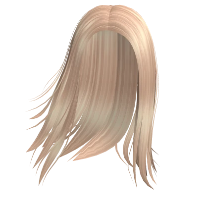 Flowing Windy Silky Straight Hair in Blonde