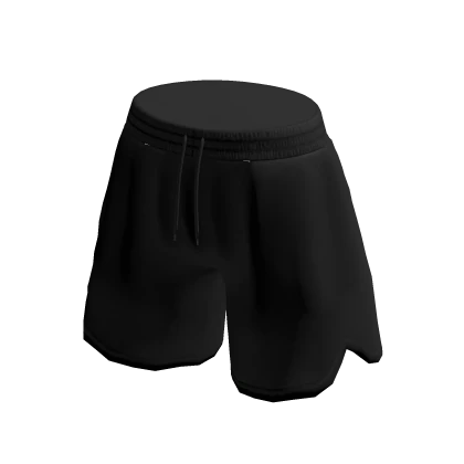 black shorts
