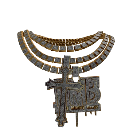 4.0 fast money boyz stacked gold chains w cross