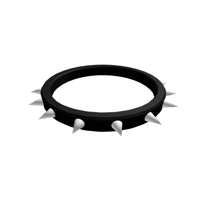black spiked neck collar 1.0