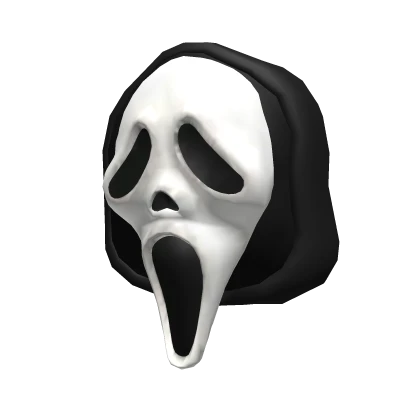 Screaming Ghost Mask hooded