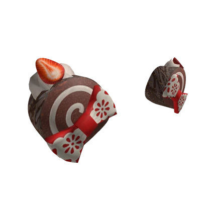 chocolate and strawberry cake loop