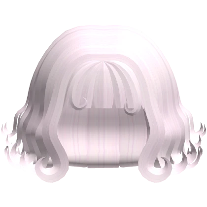 ♡ :  short light pink cute curly hair