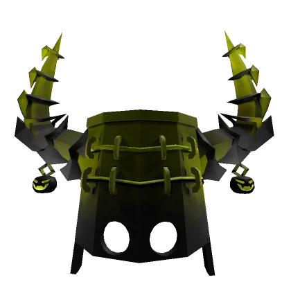 Pumpkin Bucket With Horns