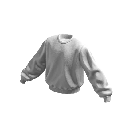 Y2K Baggy White Sweatshirt
