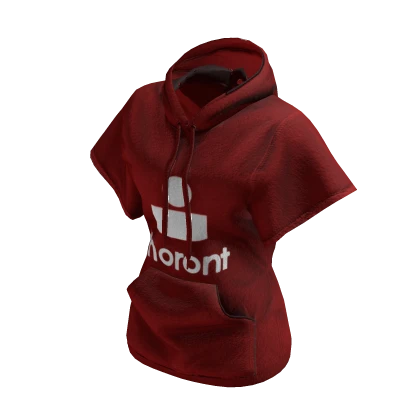 Short Hoodie Dress (Red)