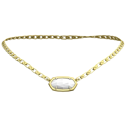 White Diamond Preppy Necklace 3.0