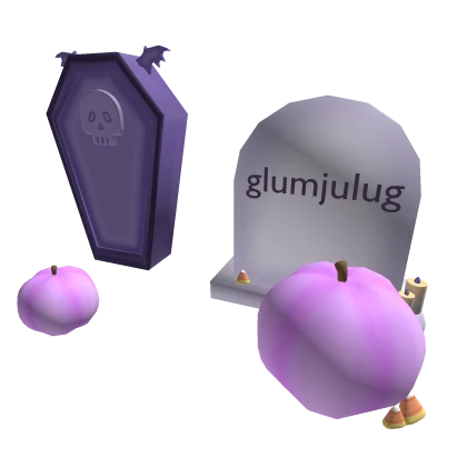 ♡ glumjulug purple Halloween background scenery 