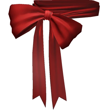 Dolly Side Floppy Bow Belt Red