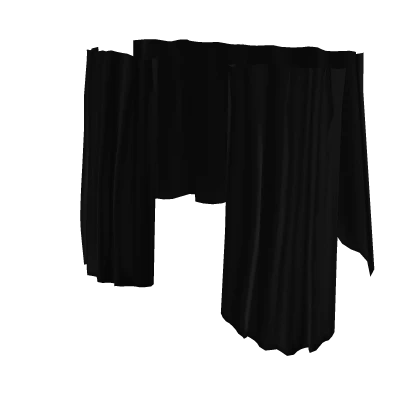 Waist Curtains Black