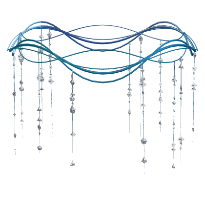 Blue Crystal Fairy Droplet Tiara