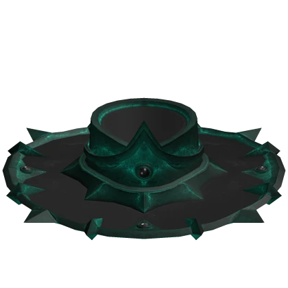 Teal Metal Wrangler Hat
