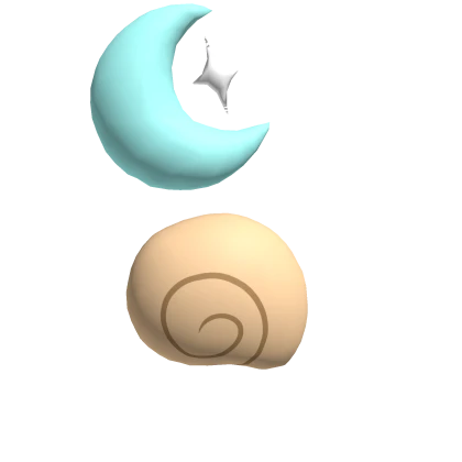 Moon Seashell Hair Clips