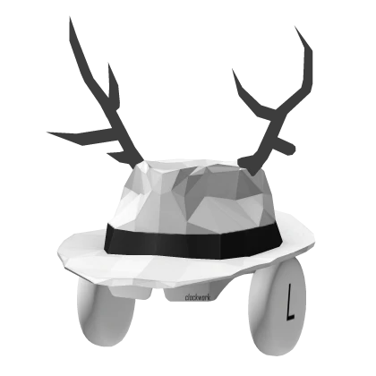 White Fedora + Shades + Headphones + Antlers