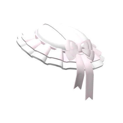 ʚ♡ɞ victorian ruffled mini hat pink