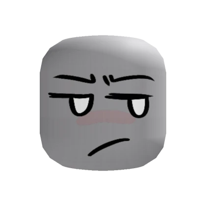 Recolorable Angry Annoyed Chibi Face