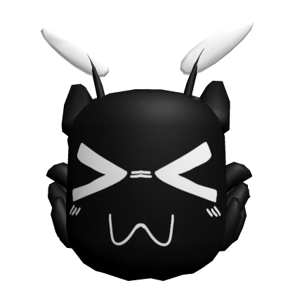 Black & White Moth Head