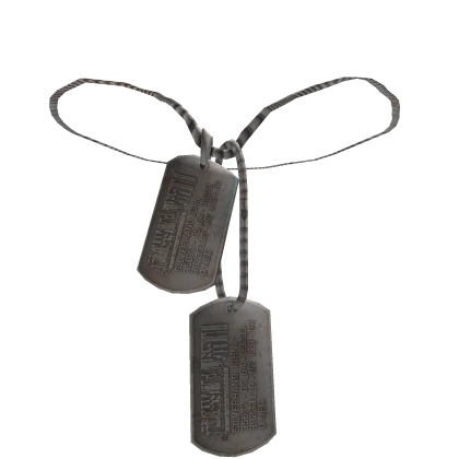 Johnny Silverhand's Dog Tags - Cyberpunk 2077