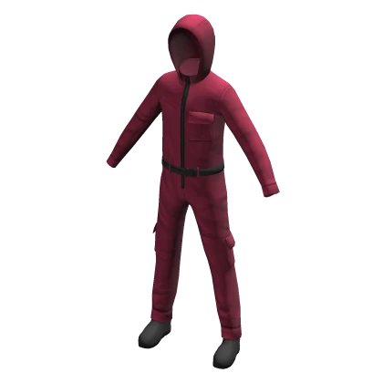 Squid Game Guard Suit Hood