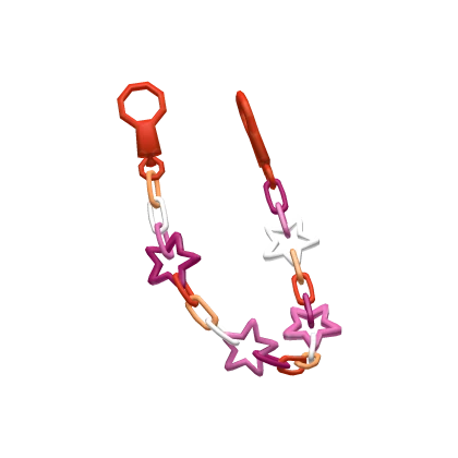 lesbian pride 3.0 left kidcore wallet chain