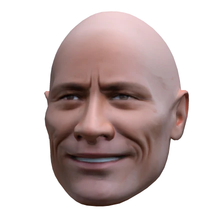 Dwayne Johnson Head