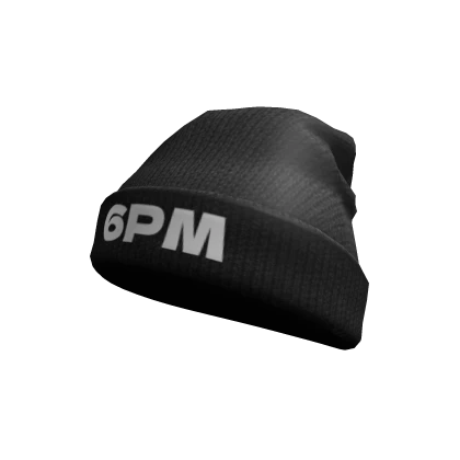 6PM BEANIE BLACK | Booster UGC