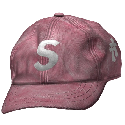 Wrinkly Distressed S logo cap backwards